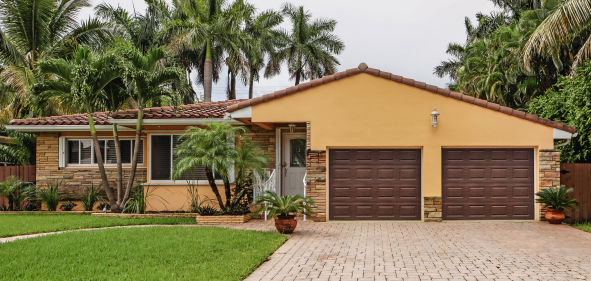 mediterranean garage doors